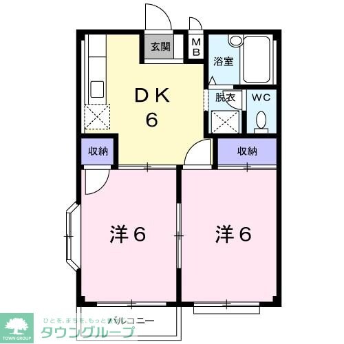 エルディムJMの物件間取画像