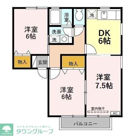 アビイロード Iの物件間取画像