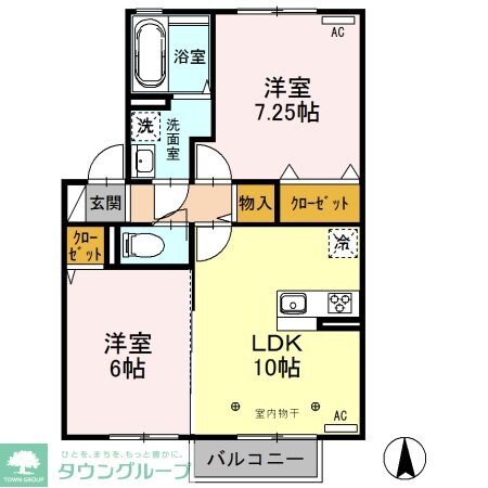 グランノワールの物件間取画像