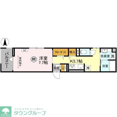 La Maison 表町の物件間取画像