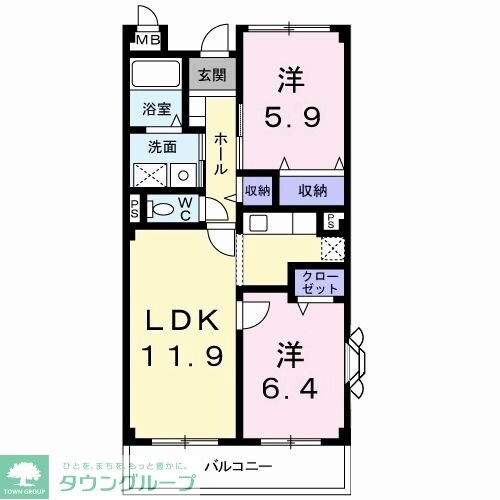 ボヌール発京の物件間取画像