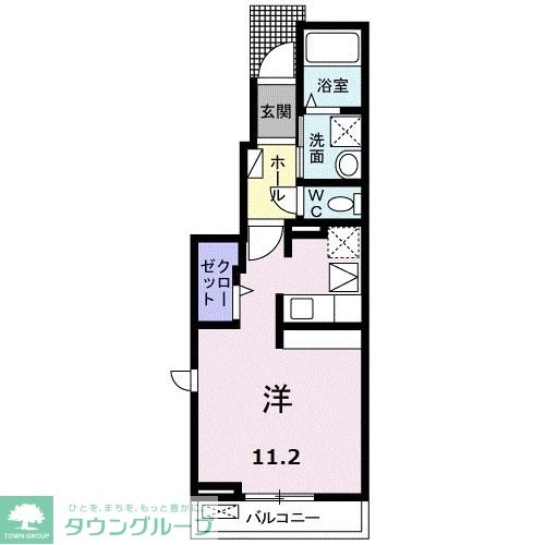 サウス コートの物件間取画像