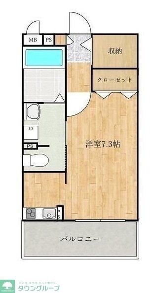 グランインカム曙の物件間取画像
