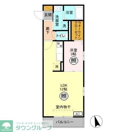 サンライズ上之の物件間取画像