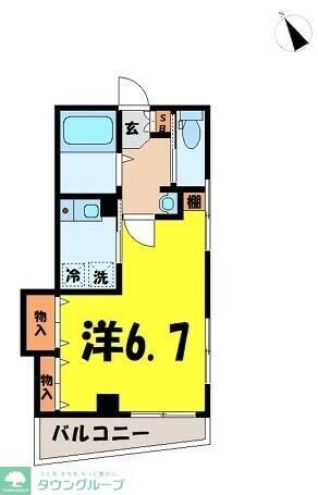 シャトレ宮町の物件間取画像