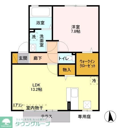 ベアーバレイコートの物件間取画像