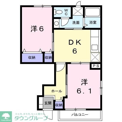 メゾン・ジョリの物件間取画像