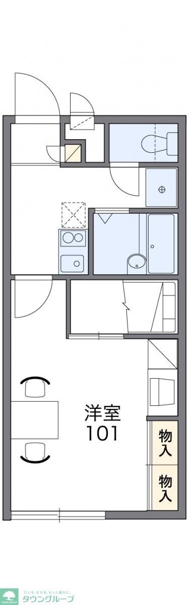 レオパレスミラージュの物件間取画像