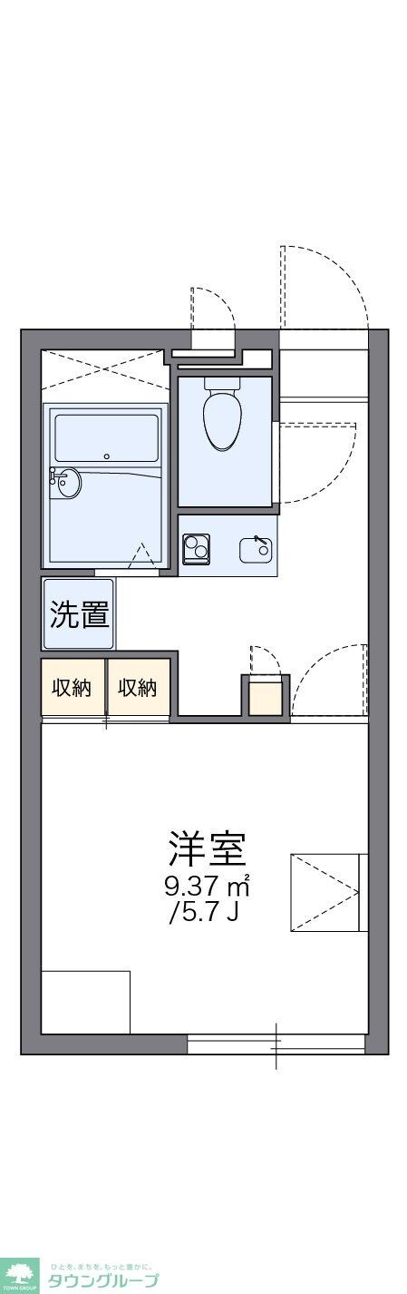 レオパレス広瀬の物件間取画像