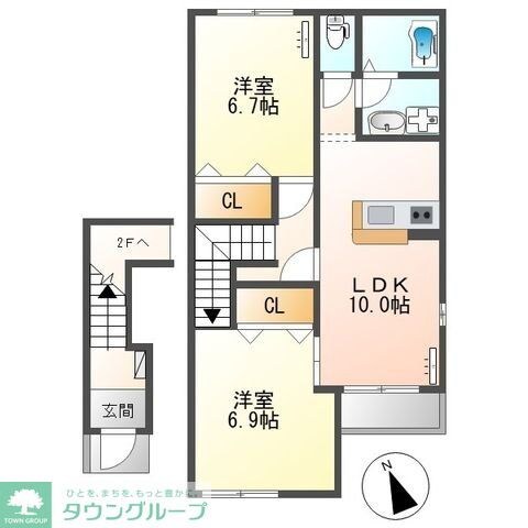レーヴの物件間取画像