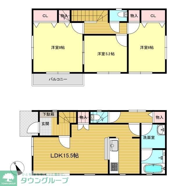 ロハス プライムの物件間取画像