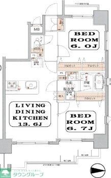 ヴェルディーク熊谷オーセンティックの物件間取画像
