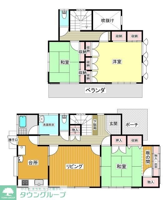 熊谷市善ヶ島一戸建て住宅の物件間取画像