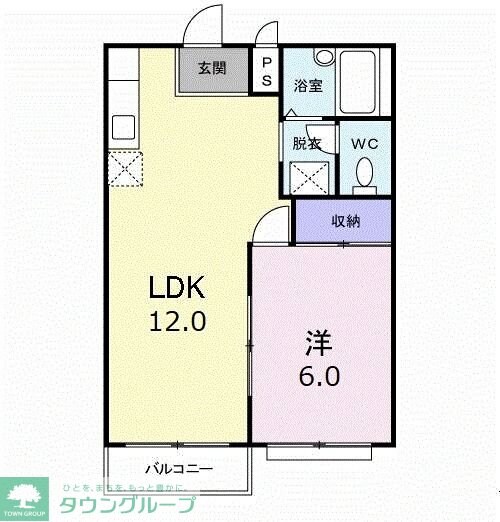 メゾンリバーサイドの物件間取画像