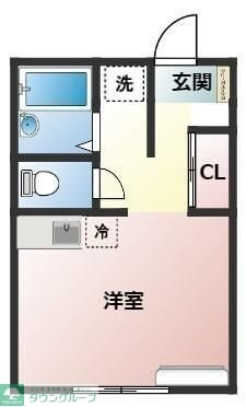 ひよりアパートの物件間取画像