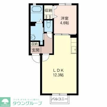 クレシェンテCの物件間取画像