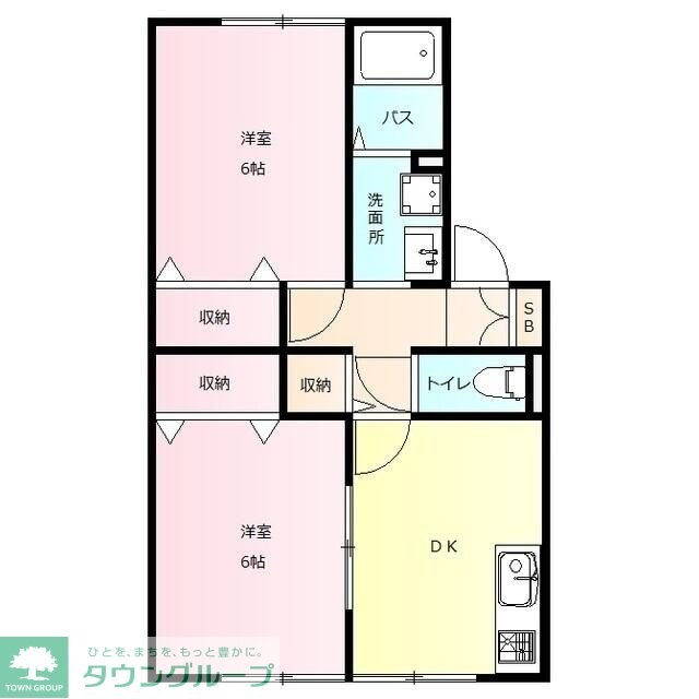 サニーヒルかみやの物件間取画像