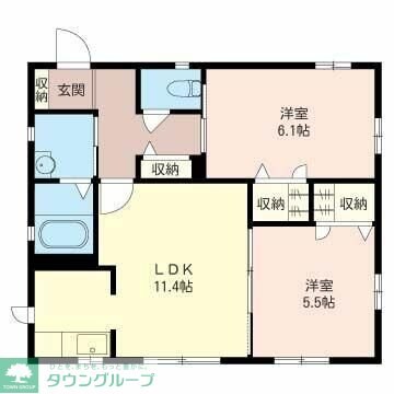 メゾンサチの物件間取画像