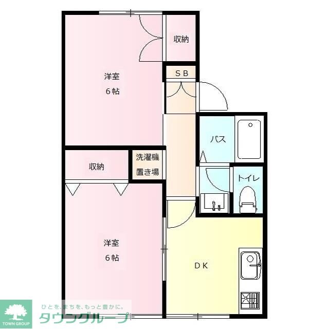 ビューテラス Bの物件間取画像