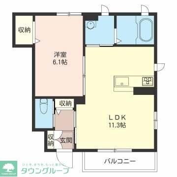 グランボヌールの物件間取画像