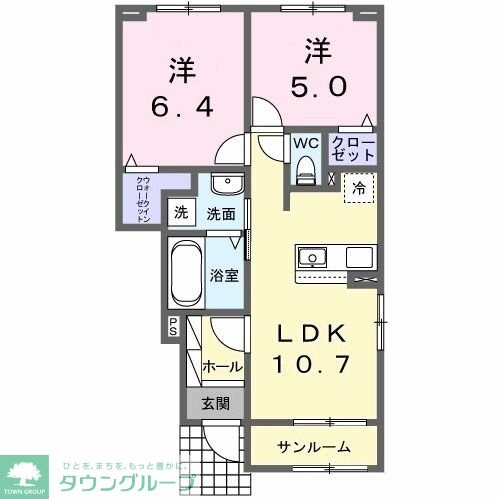フロレゾン 桜の物件間取画像
