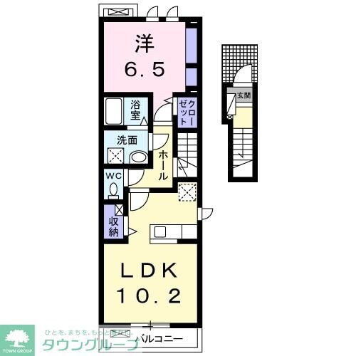 セレーナAの物件間取画像