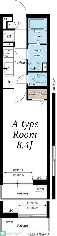 リブリ・東保木間の物件間取画像