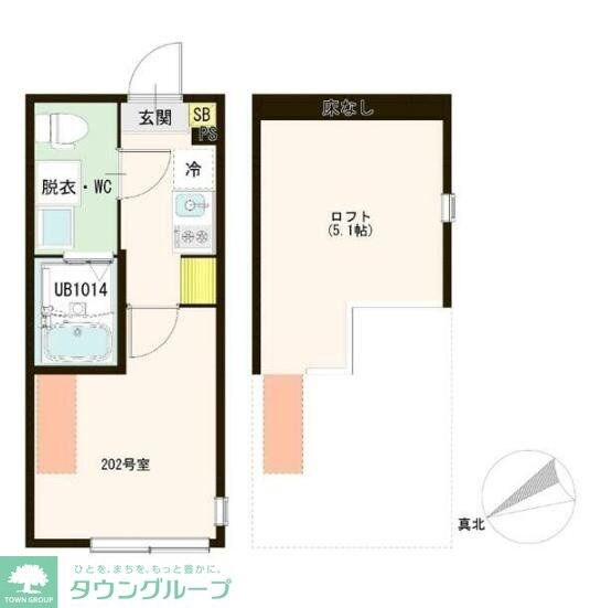 パインリーフの物件間取画像