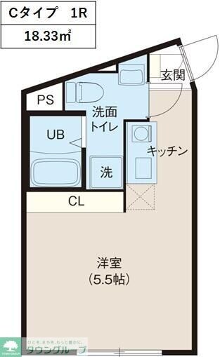 レピュア北千住レジデンスIIの物件間取画像