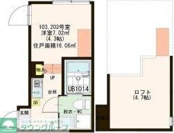 ハーモニーテラス足立の物件間取画像