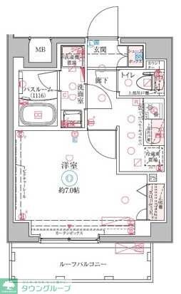 クレヴィスタ梅島の物件間取画像