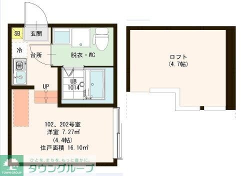 ハーモニーテラス竹の塚EASTの物件間取画像