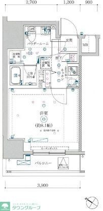 MAXIV CROS竹ノ塚の物件間取画像