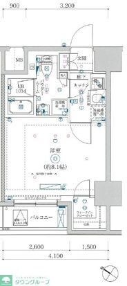 MAXIV CROS竹ノ塚の物件間取画像