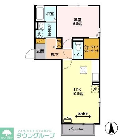 セジュールウィット氷川の物件間取画像