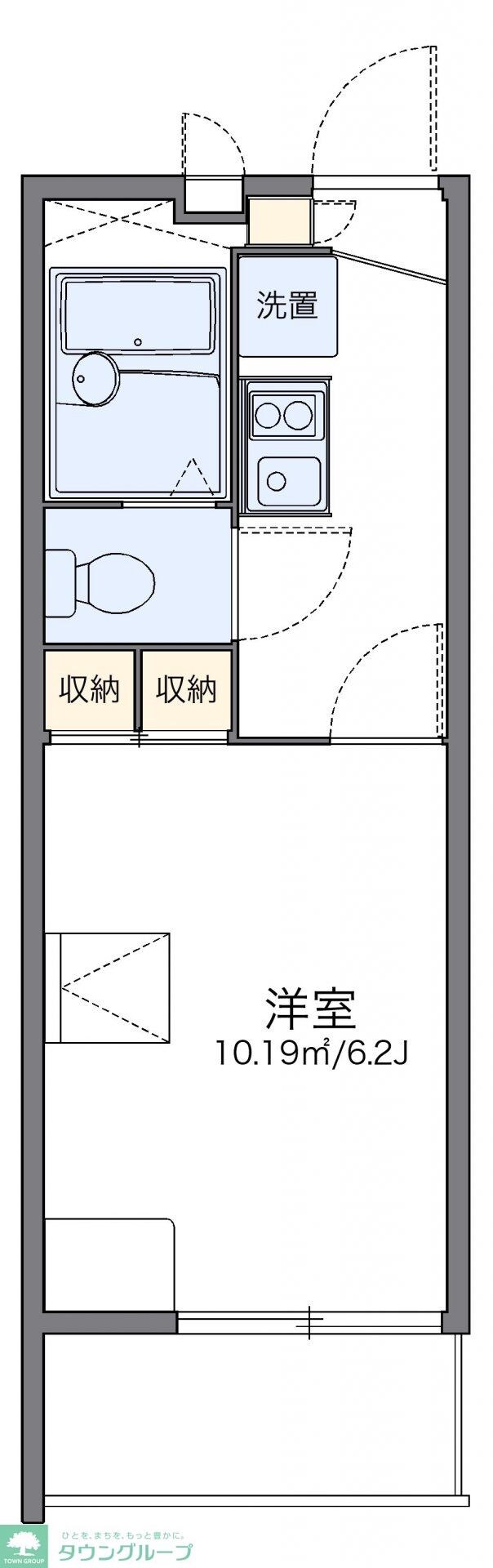 レオパレスバリオクラーロの物件間取画像