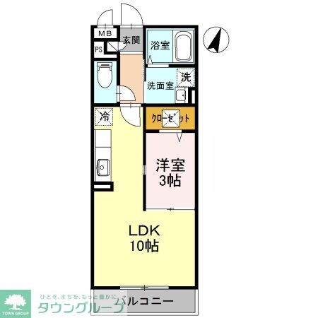 ヴェルドミール1の物件間取画像