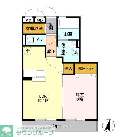 グレイス Aの物件間取画像
