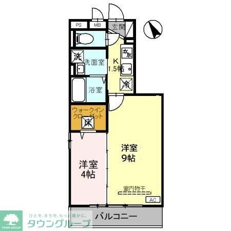 シャルムの物件間取画像