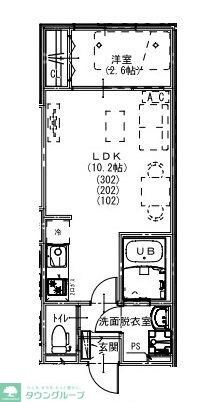 KEIAI RESIDENCE 蒲生の物件間取画像