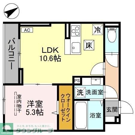 Dアヴァンス東柳田町の物件間取画像