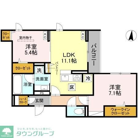 fortuna duoの物件間取画像