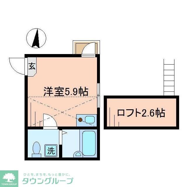 エルプレミア竹ノ塚の物件間取画像