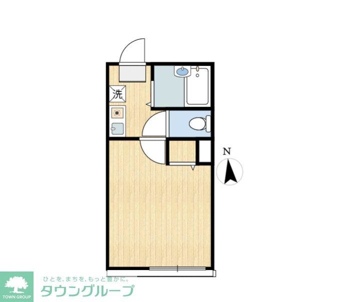 ラフィネ竹の塚の物件間取画像