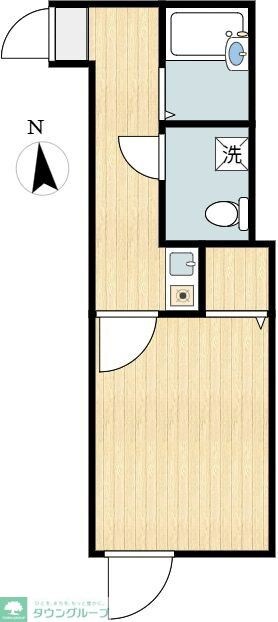ラフィネ竹の塚の物件間取画像