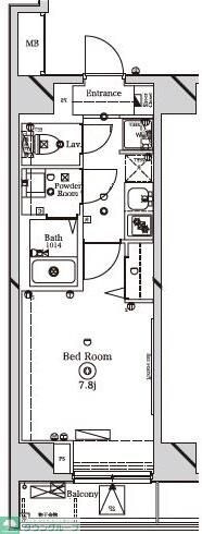 ラフィスタ大師前WESTの物件間取画像