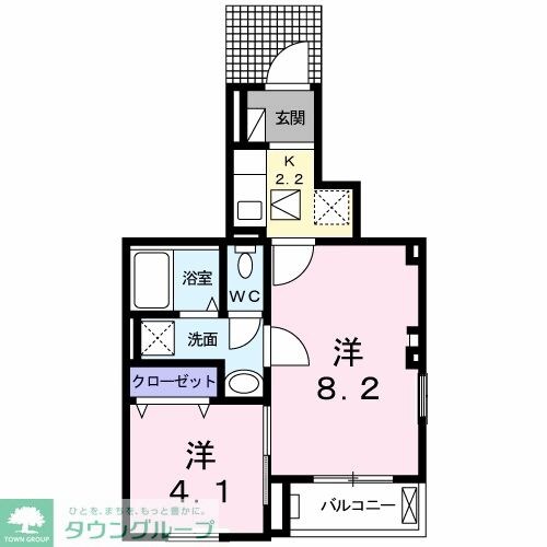 オキ テラスの物件間取画像