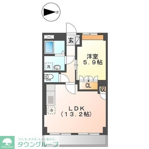 マスターピースの物件間取画像