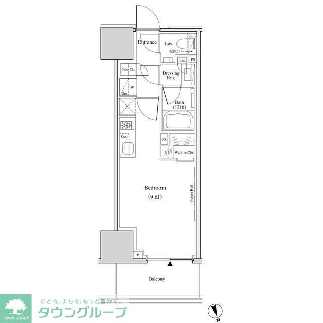 ザ・パークハビオ北千住の物件間取画像