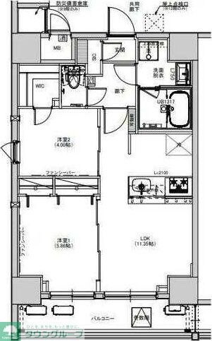 S-RESIDENCE綾瀬rivieの物件間取画像